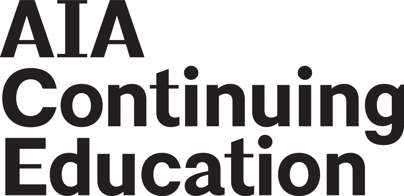 Bold black text on a light background reads “AIA Continuing Education,” highlighting insights into Automated Robotic Parking Systems.